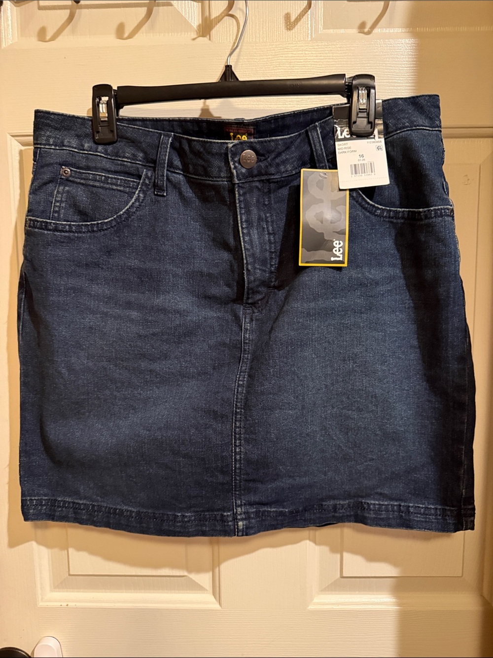 Lee Dark Blue Denim Skort